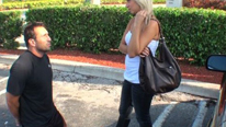 Femdom girl shows off her slave to a friend