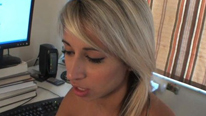 Office babe is a nasty femdom mistress